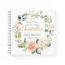 Floral wreath, foliage Baby Shower Guest Book