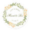 Floral Wreath Meant to Bee Honey Wedding Favour