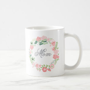 Floral Wreath   Mother's Day Mug