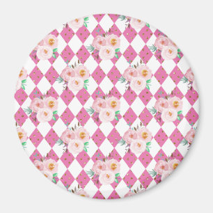Floral Wreath Wedding Invitation Magnet