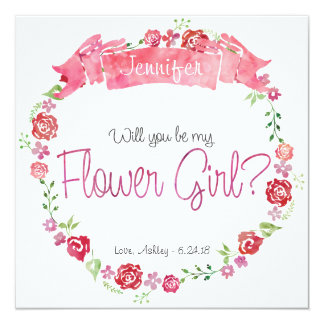 Flower Girl Invitation Card 6