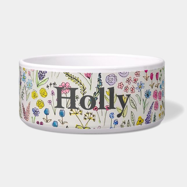 Floral Wrist Keychain (Front)