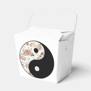 Floral Yin and Yang Favour Box