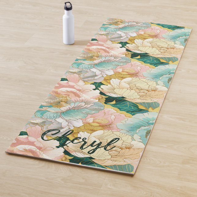Floral Yoga Mat (In Situ)