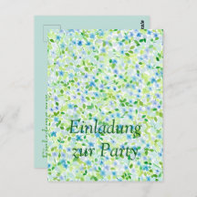 Florale Party in soft pastel tones