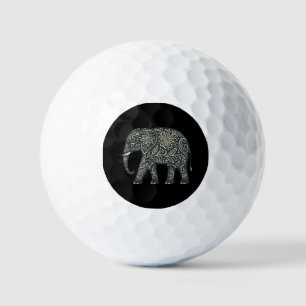 Floraler Elefant – Ornamental & Kraftvoll Golf Balls