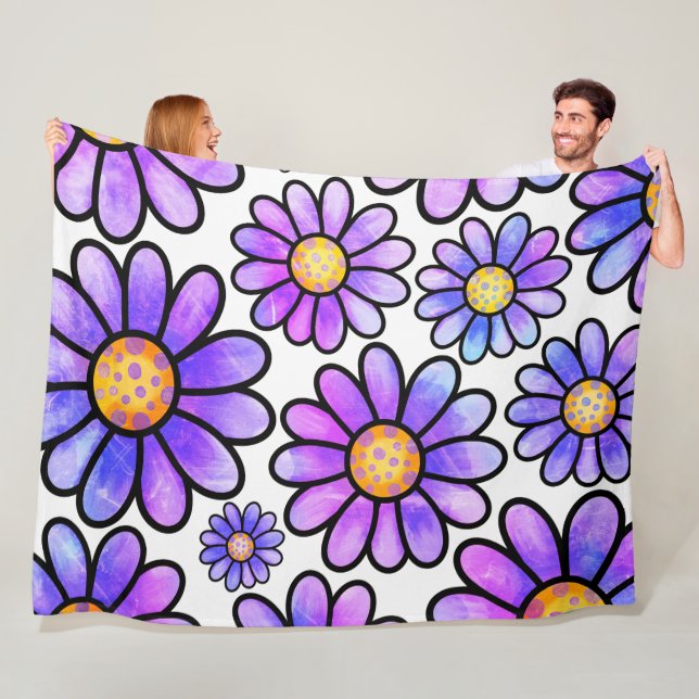 Floralness 60x80 Fleece Blanket (In Situ)