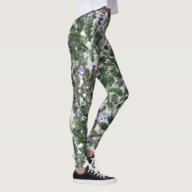 Florals and Spirals Leggings (Right)