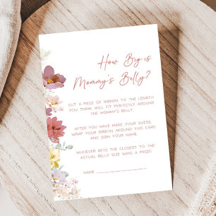 Florals Baby Bloom Baby Shower How Big Is Game