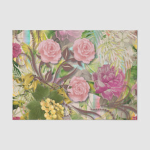 Florals Decoupage Tissue Paper