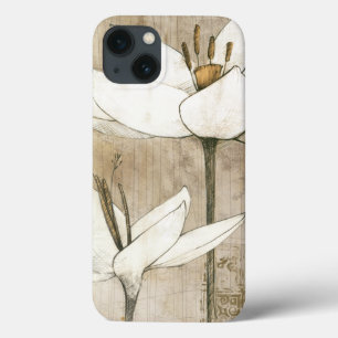 Florals Drawn by Pencil iPhone 13 Case