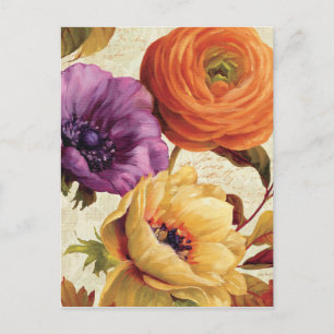 Florals in Full Bloom Postcard