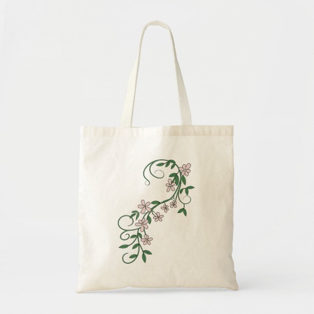 florals loer tote bag (Front)