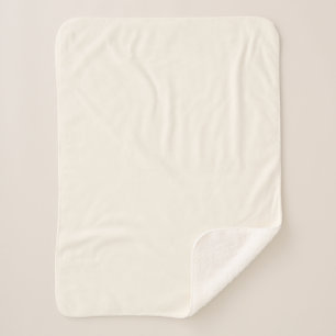 FloralWhite Sherpa Blanket