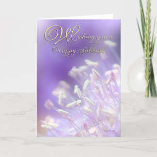 florel sabbath day greeting card