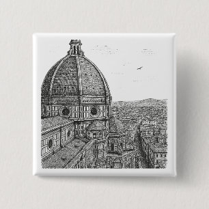 Florence 15 Cm Square Badge