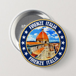 Florence 7.5 cm round badge
