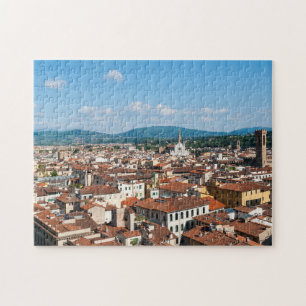 Florence aerial view - Tuscany, Italy Jigsaw Puzzle