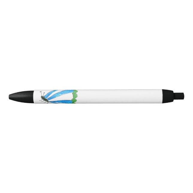 Florence Black Trim Pen (Front)