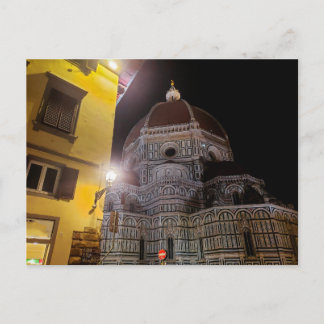 Florence Cathedral at Night, Florence, Italy Postcard