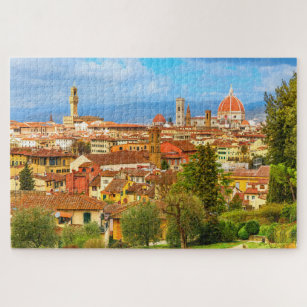 Florence City Skyline Tuscany Italy Jigsaw Puzzle