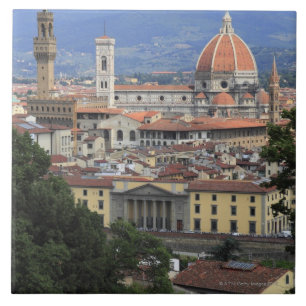 Florence Cityscape Ceramic Tile