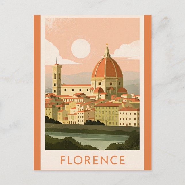 Florence Cityscape Postcard (Front)