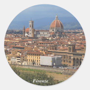 Florence Classic Round Sticker