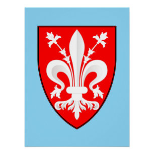 Florence Coat of Arms Poster
