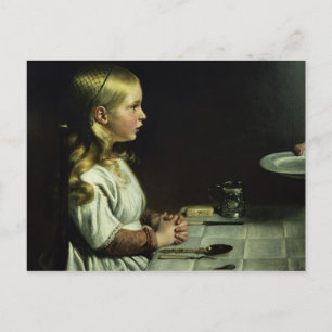 Florence Cope Saying Grace at Dinnertime Postcard