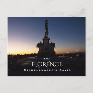Florence, David Postcard
