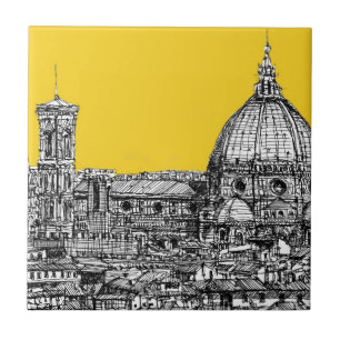 Florence duomo orange ceramic tile