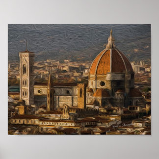 Florence Duomo Poster