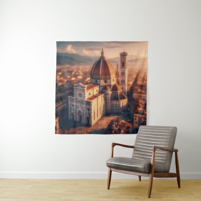 Florence Duomo Santa Maria del Fiore Italy Travel Tapestry (In Situ)