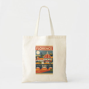 Florence Duomo Vintage Travel Tote Bag Italy