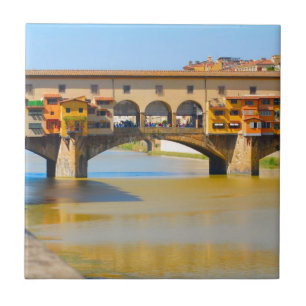Florence -Firenze, Ponte vecchio Ceramic Tile