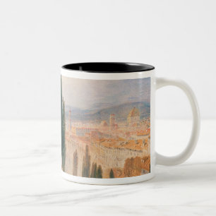 Florence from near San Miniato, 1828 Two-Tone Coffee Mug
