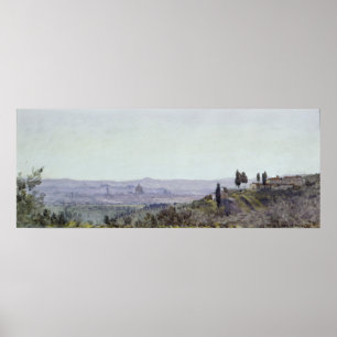 Florence from Settignano Poster
