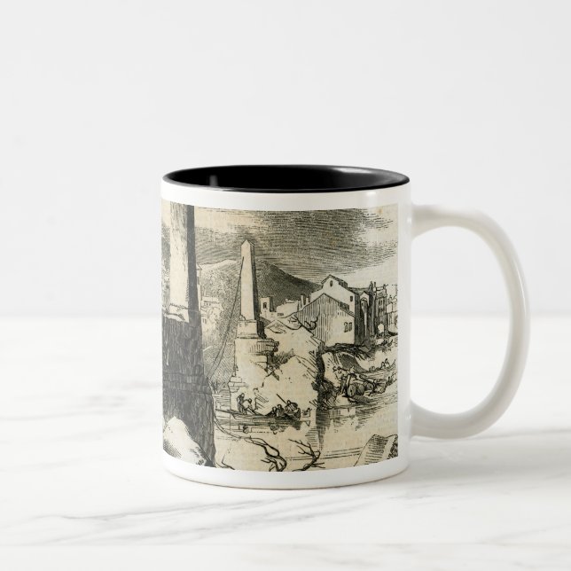 Florence, from the Ponte de Perro Two-Tone Coffee Mug (Right)