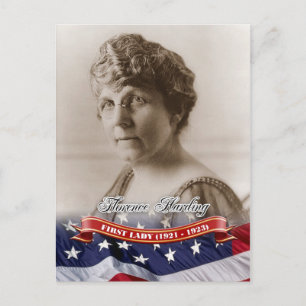 Florence Harding, First Lady of the U.S. Postcard