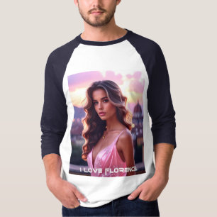 FLORENCE - I LOVE FLORENCE - ITALY T-Shirt