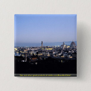 Florence, Italy 15 Cm Square Badge