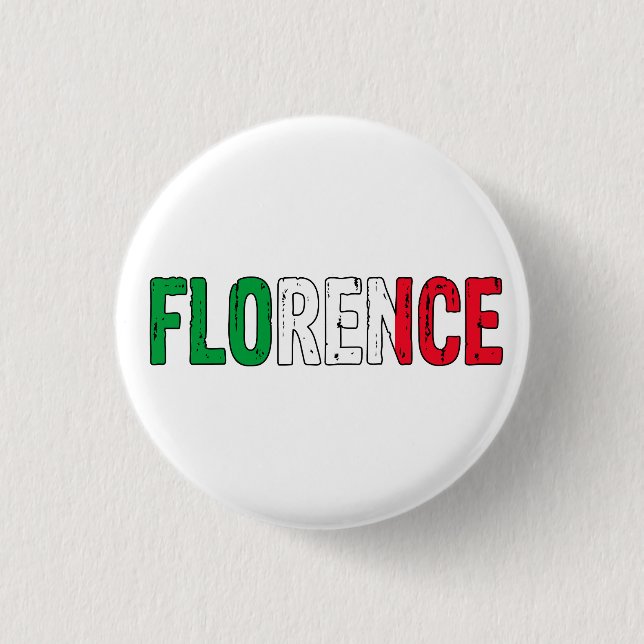 Florence Italy 3 Cm Round Badge (Front)