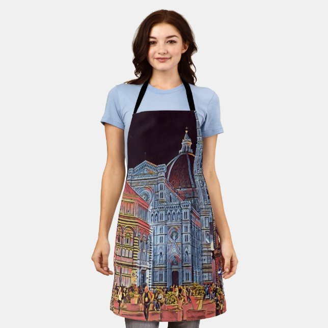 Florence Italy Artistic  Apron (Worn)