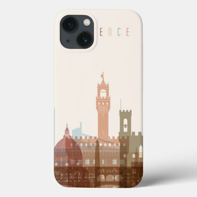 Florence, Italy | City Skyline Case-Mate iPhone Case (Back)