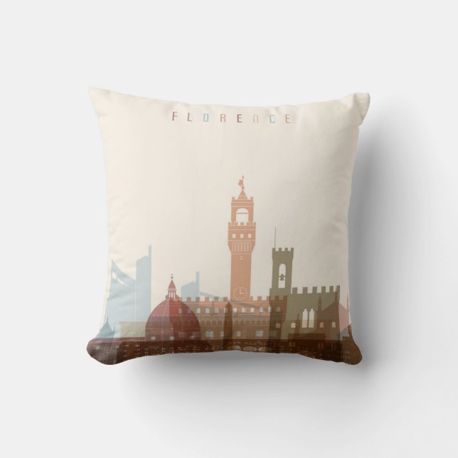 Florence, Italy | City Skyline Cushion (Front)
