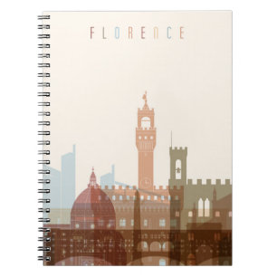 Florence, Italy City Skyline Notebook