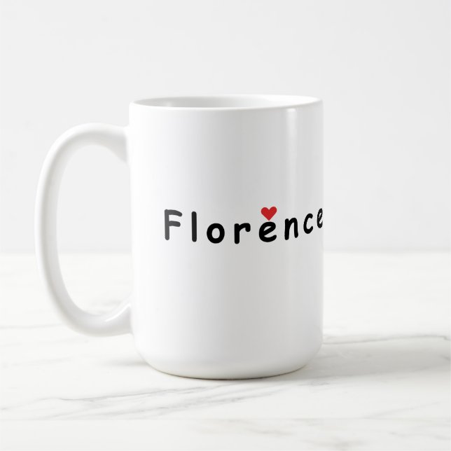 Florence Italy Coffee Mug (Left)