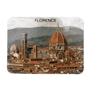 Florence Italy Duomo Cathedral Travel Magnet