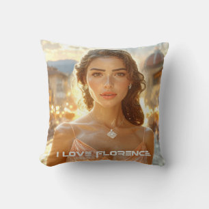 FLORENCE - ITALY - I LOVE FLORENCE CUSHION